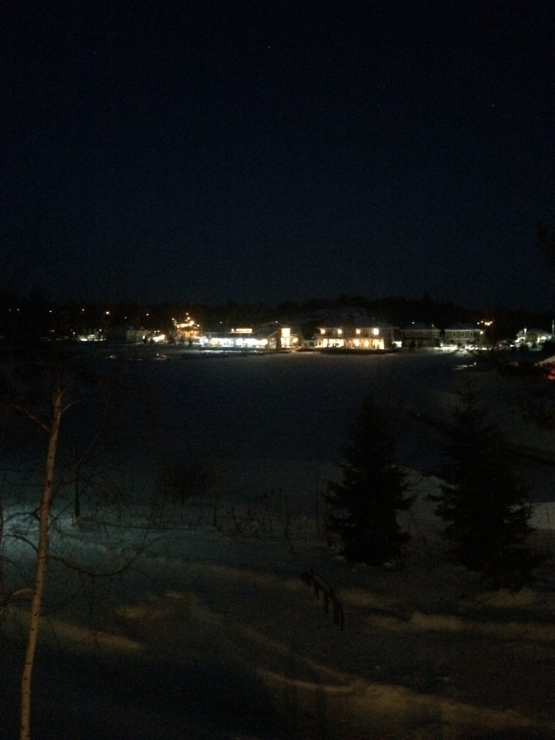 Great view over Muskoka Lake in Gravenhurst, ON from my balcony at the Marriott!