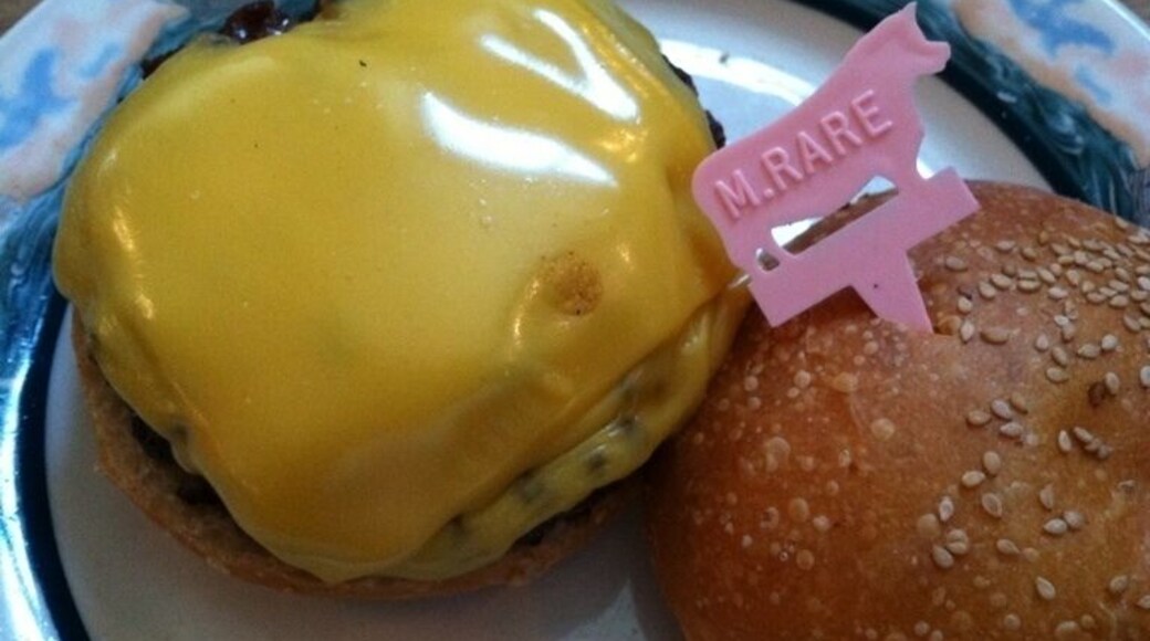 Looks plain, but Peter Luger's makes one of the best burgers!