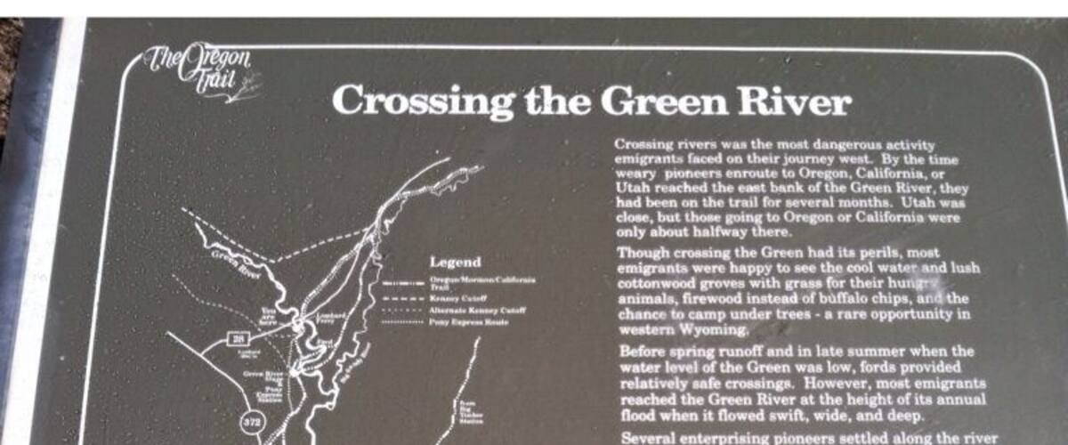 Story of the crossing of the green river
