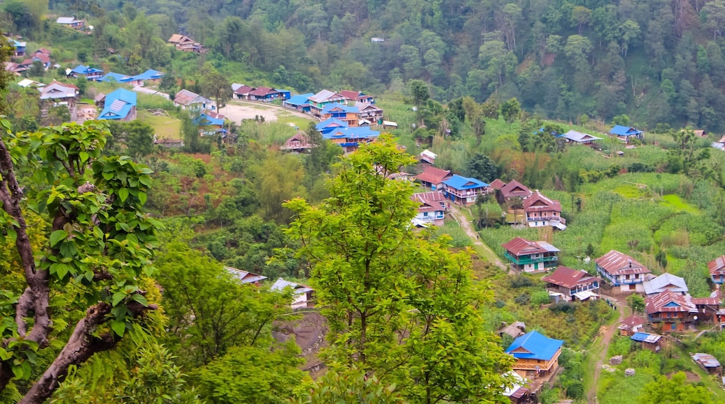 Village of Khewang Taplejung on the way to kanchenjunga base camp in Nepal