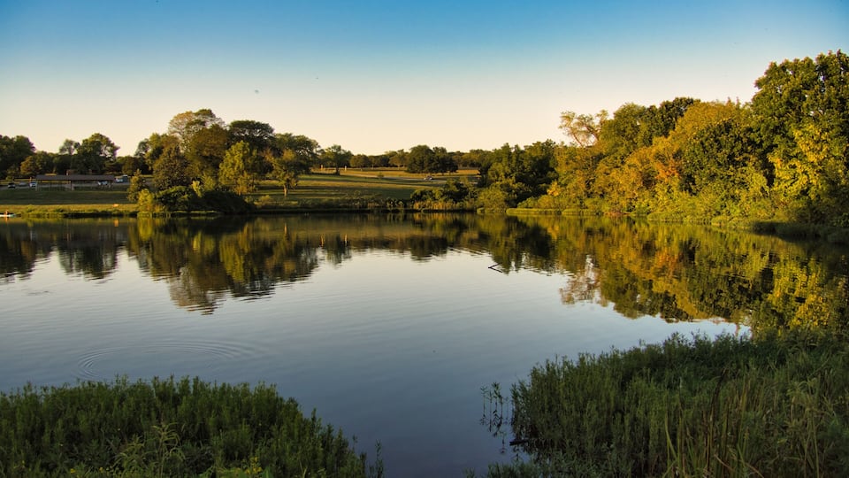 Scene at Shawnee Mission Park.