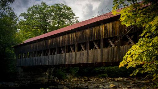 Albany covered bridge in the white mountains