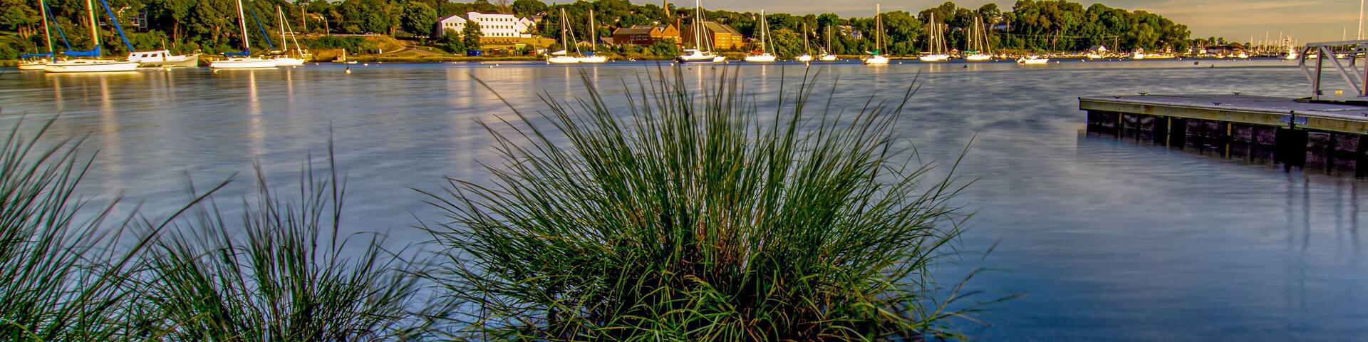 Greenwich Bay Harbor Seaport in east greenwich Rhode Island