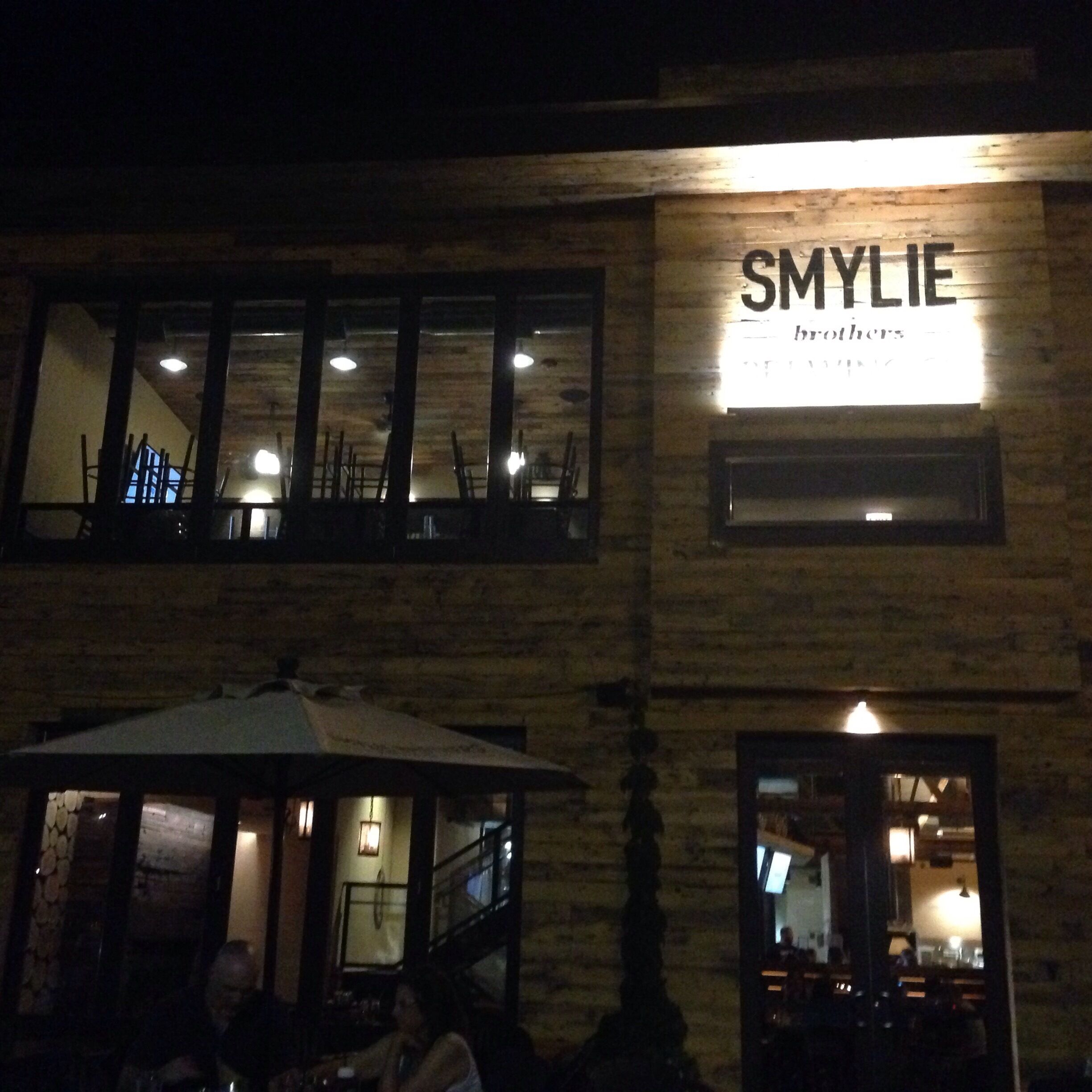 Cool local brewery with really neat decor and a nice seating area outside.