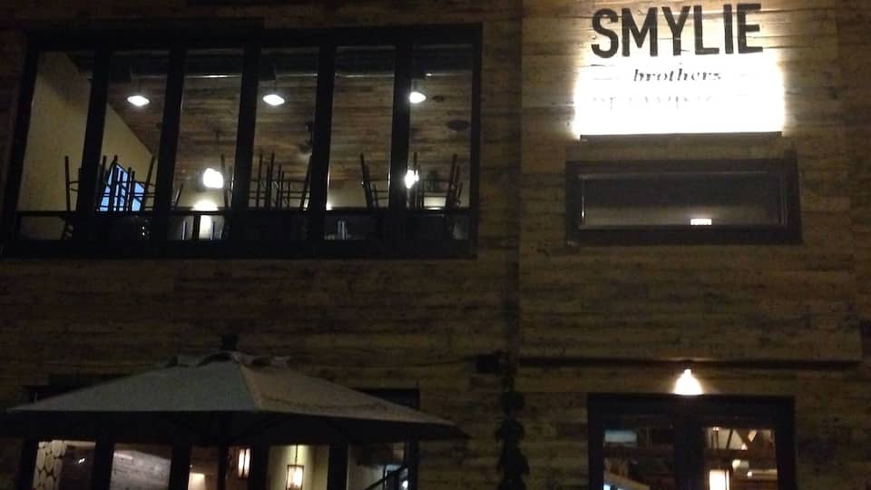 Cool local brewery with really neat decor and a nice seating area outside.