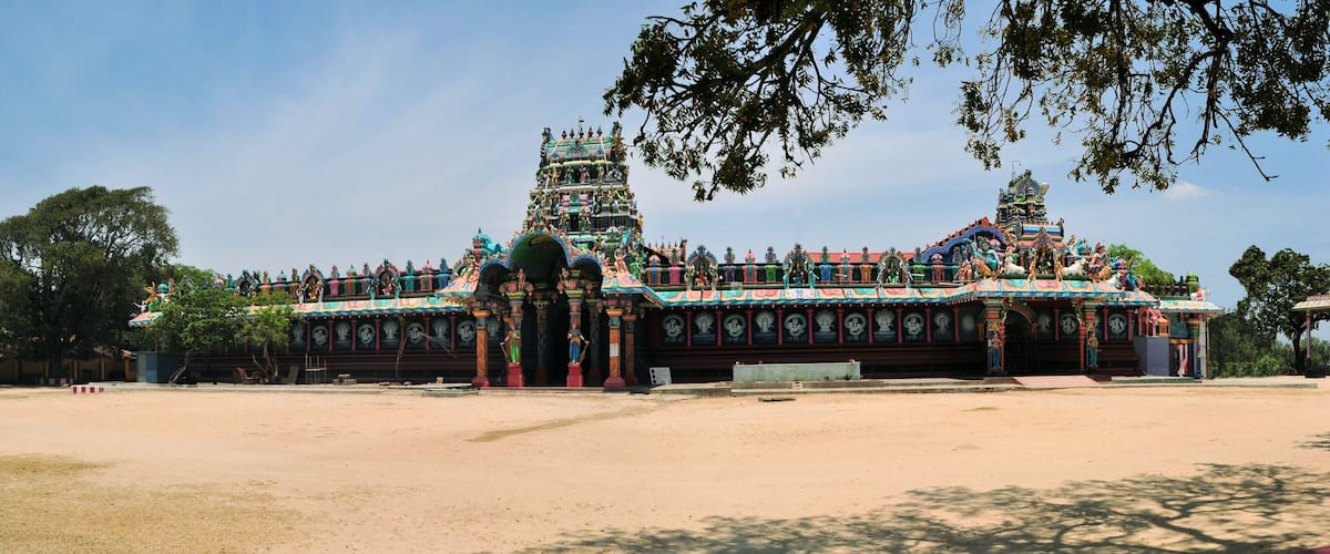 Tamilian Island Hindu temple, Sri Lanka