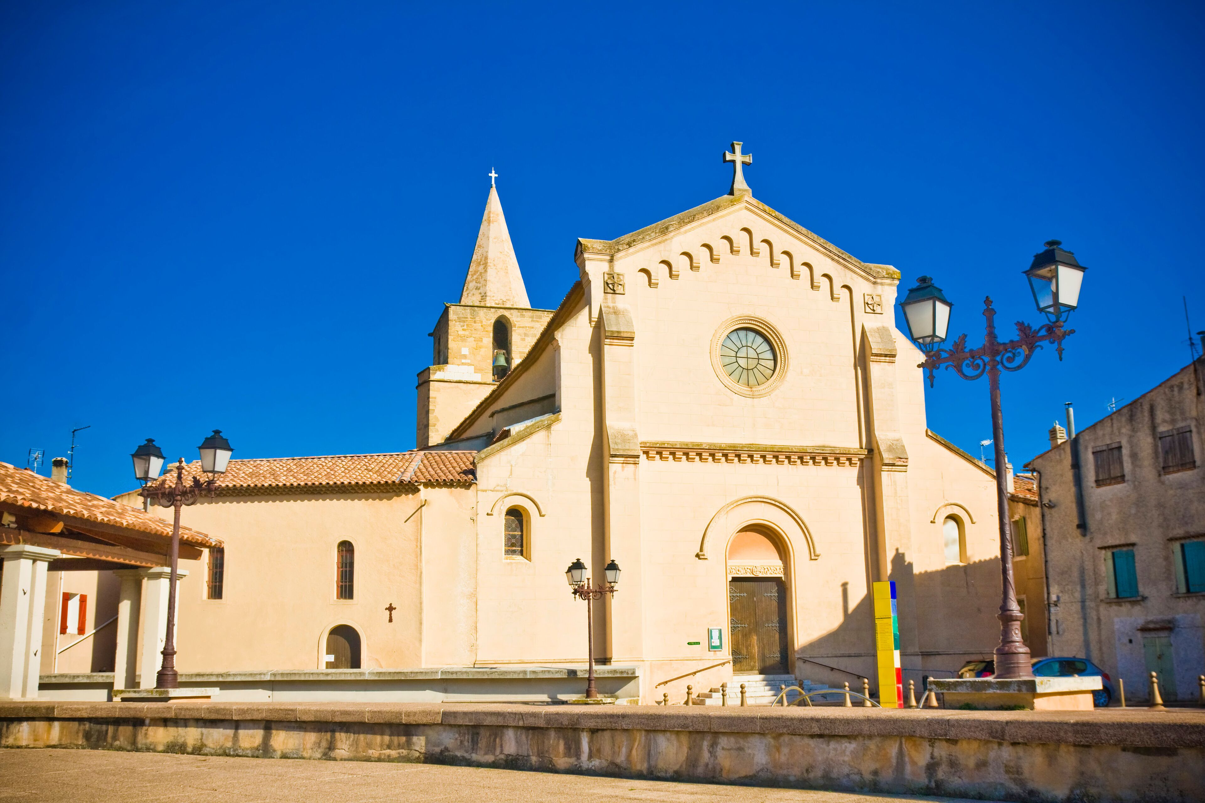 city centre of Aubagne, near Marseille, France