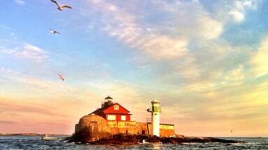 Böttö is located in the Göteborg harbor, with a house and a lighthouse. It was introduced mid 1800 and was occupied year round. In fog, a fog bell sounded every two minutes around the clock and the family had to pull a wire from the watch to the bed to get this done. Böttö is now possible to rent for conferences, kick-off and small for 30 ppl up to a day.
I wish I had this as a summer house =)