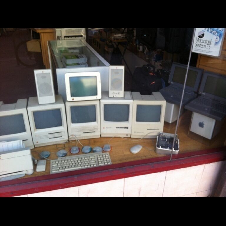 Museum display at the M.A.C. repair store!