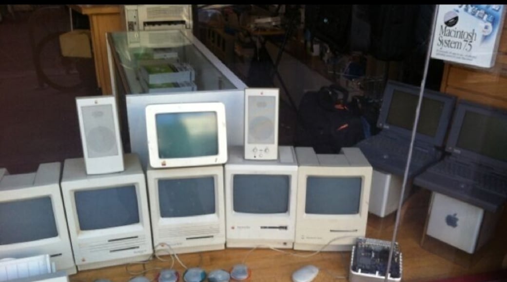 Museum display at the M.A.C. repair store!