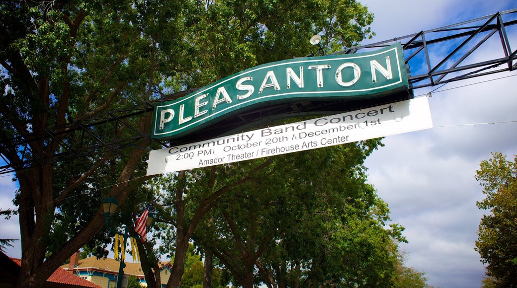 Pleasanton que inclui sinalização