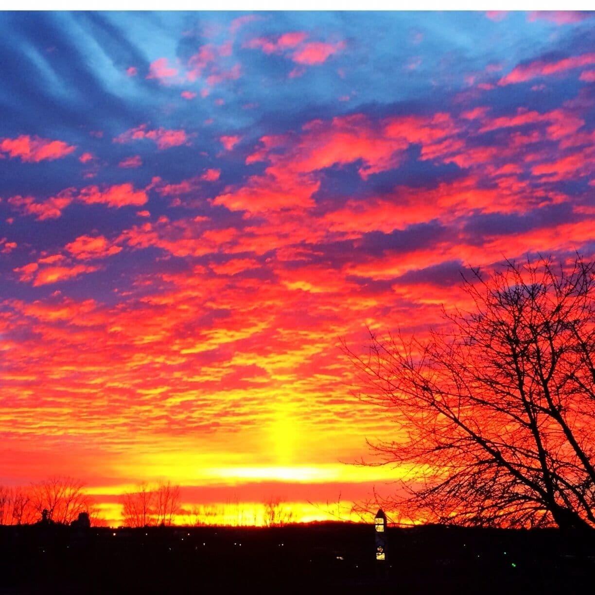 Just another sunrise at Fairborn High School, right next to Fairborn Community Park. It's sunrises like this that kinda make it easy to go to work in the morning...