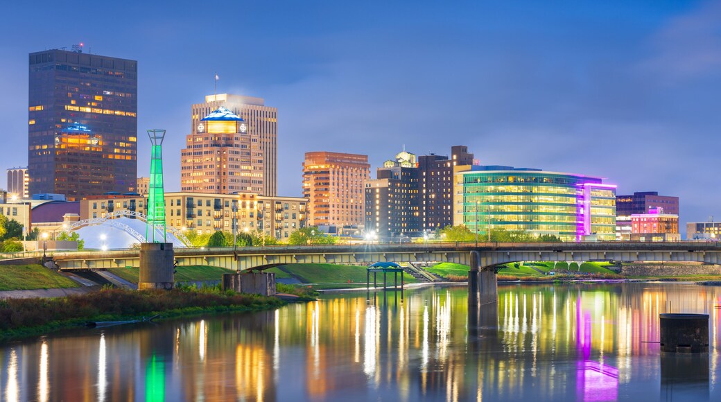 Dayton, Ohio, USA Skyline on the Great Miami River
