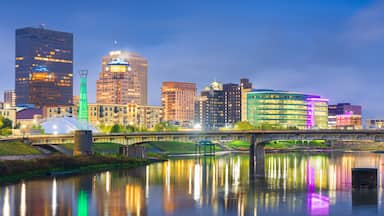 Dayton, Ohio, USA Skyline on the Great Miami River