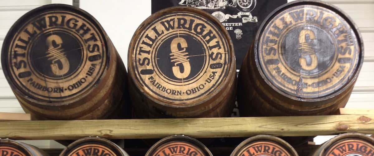 Little ole Fairborn has its own bourbon distillery!! The first batch of five-year aged is just coming available, but in the meantime they also produce rum and moonshine. Totally local, and open for visits on the weekend.