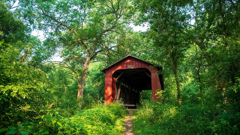 Glen Helen or Cemetery Road Covered Bridge in Greene County, Ohio