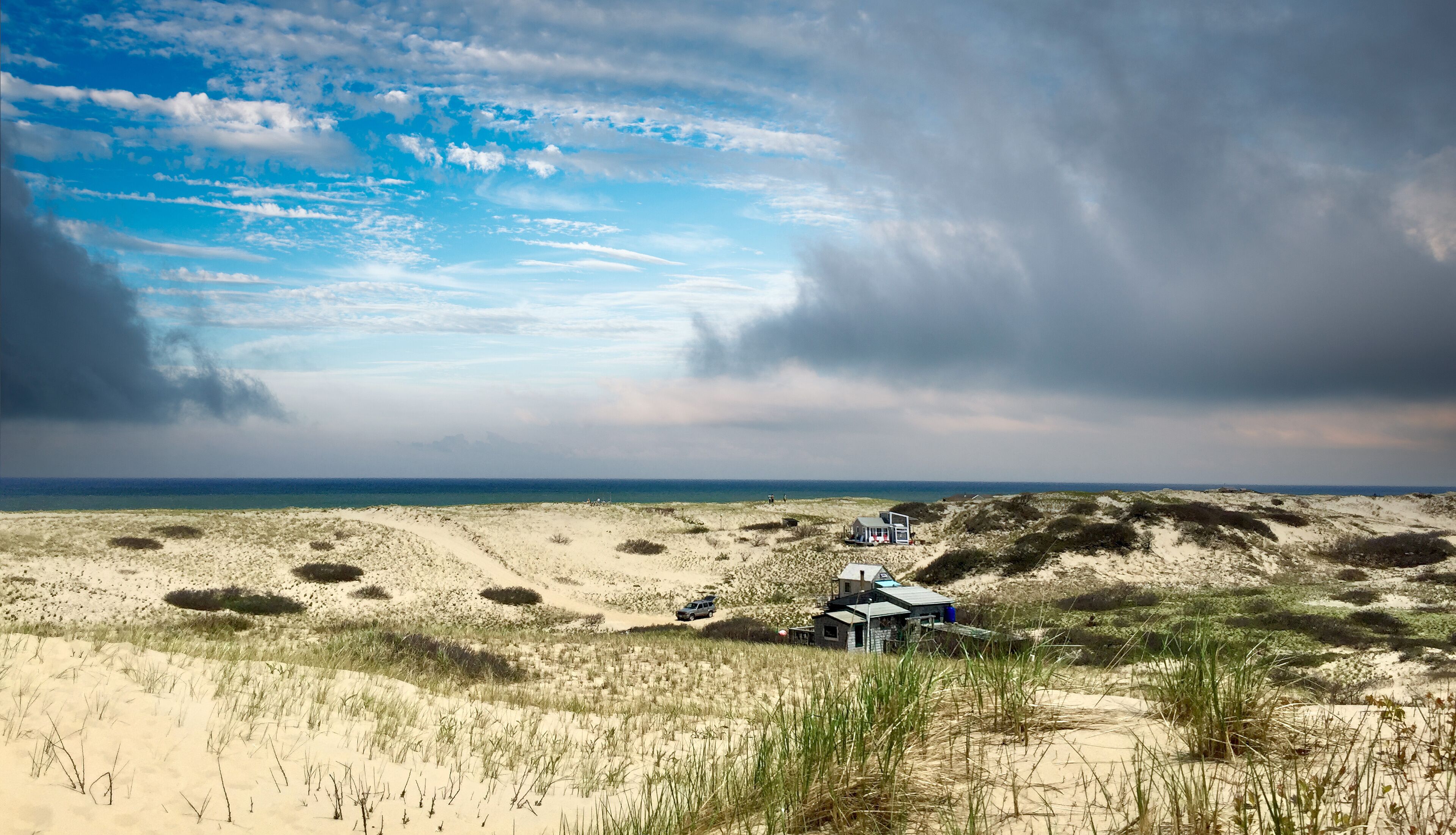 Cape Cod National Seashore Blue Sky and Sunny Day