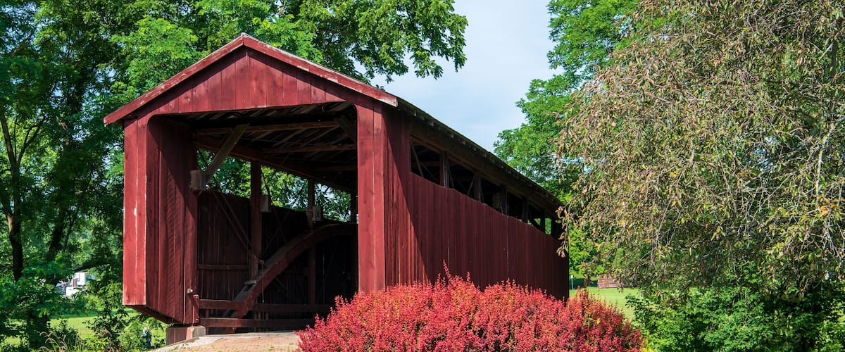 John Bright #2 Covered Bridge in Fairfield County, Ohio