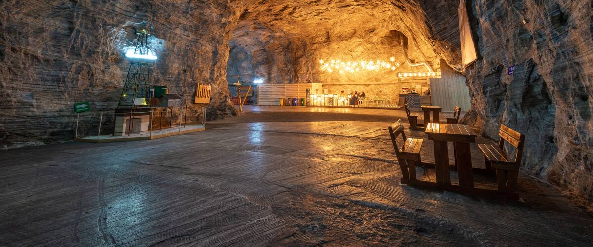 Targu Ocna Salt Mine near Targu Ocna town, Romania