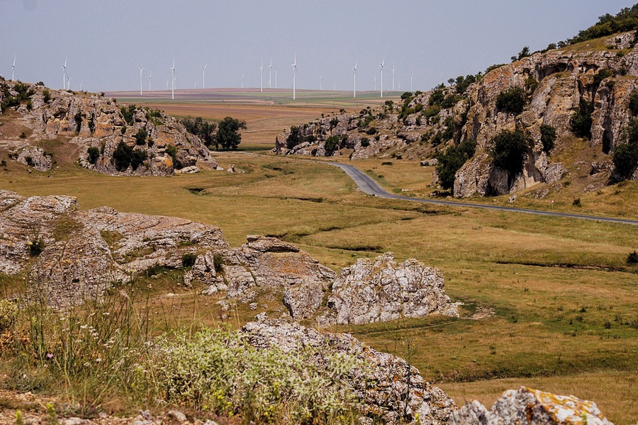 Dobrogea Gorges Reserve, great place for a hike or a ride. This canyon is at about 40 km from the Black Sea. The rocks are former coral reefs from the ancient Tethys ocean. A perfect place for night photography.