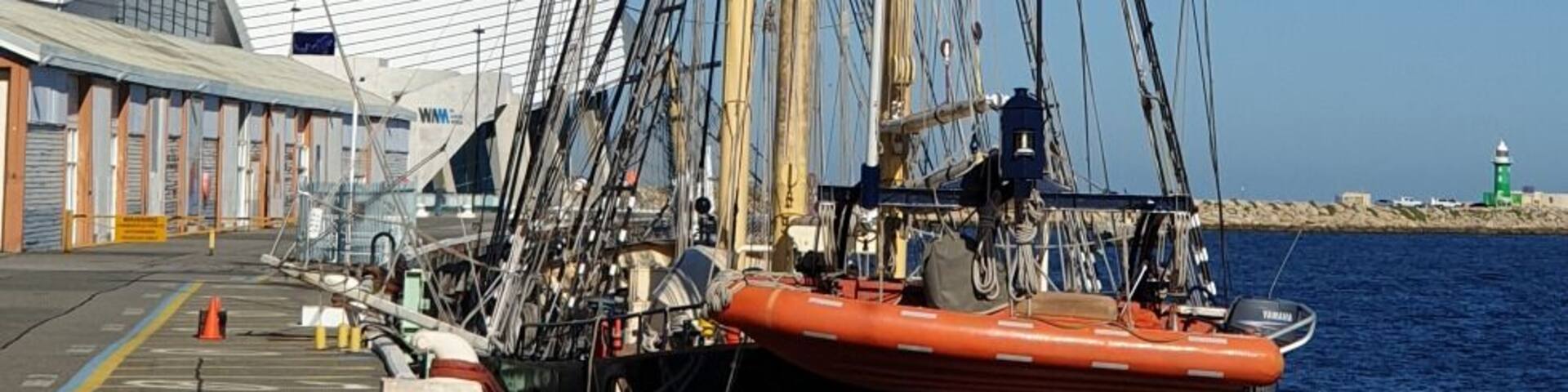Bonus with a sailing ship in Port whilst waiting for the express ferry to Rottnest Island.