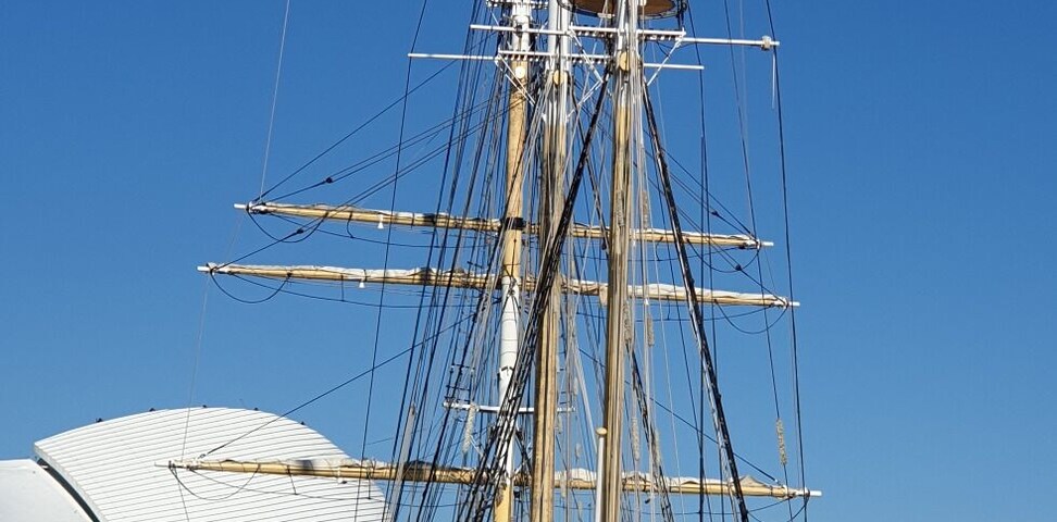 Bonus with a sailing ship in Port whilst waiting for the express ferry to Rottnest Island.