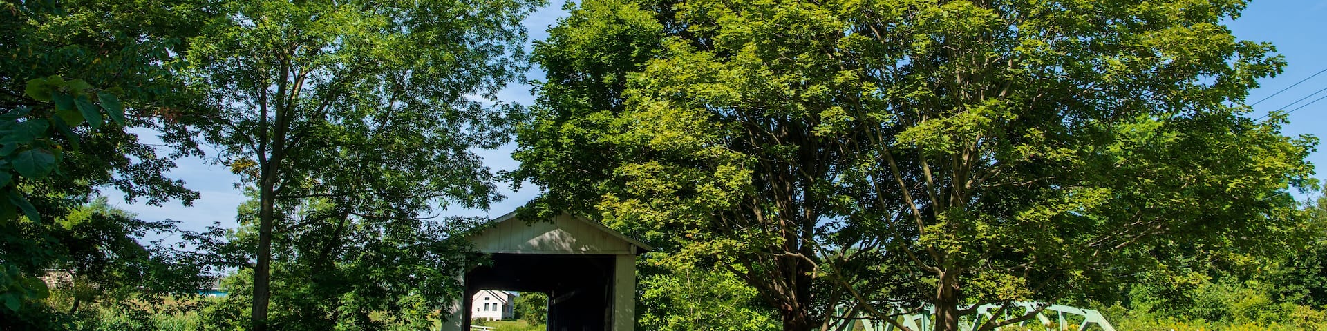South Denmark Road Covered Bridge in Ashtabula County, Ohio