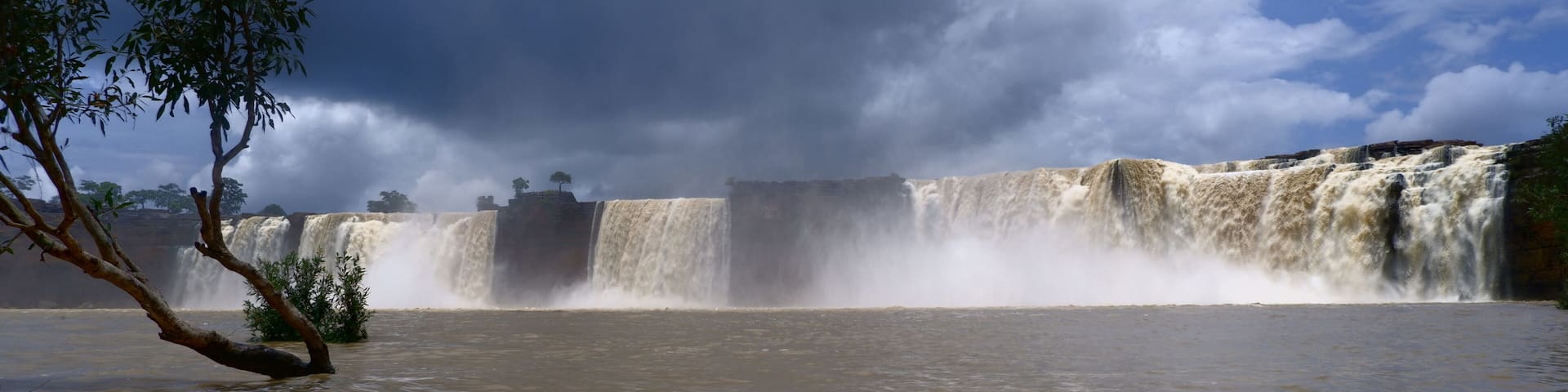 Broadest waterfalls in India, Chitrakoot or Chitrakote falls, Chhattisgarh, India. Located near the Kanger Valley National Park