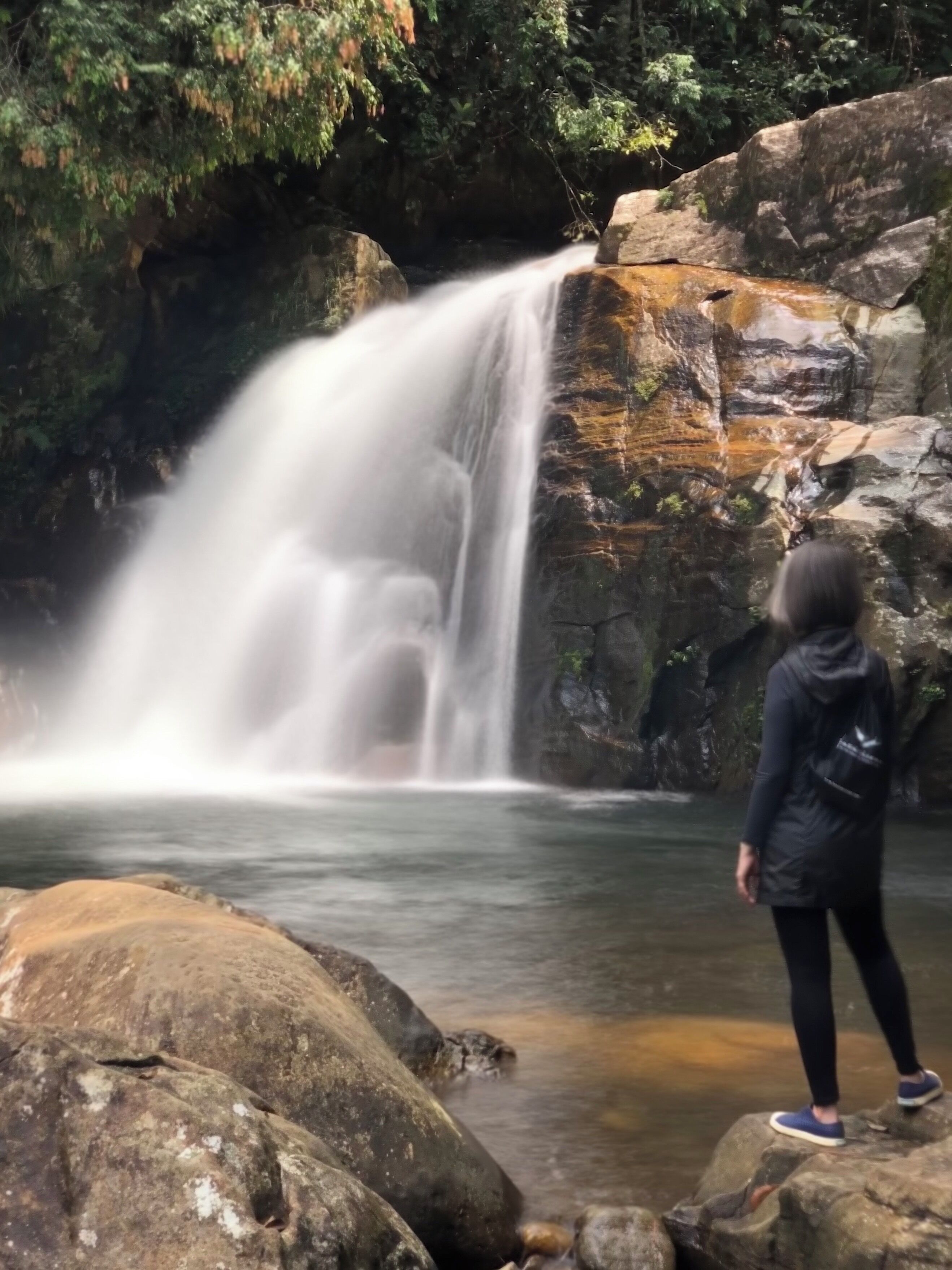 The first waterfall, which is about 2.5km walk from the entrance