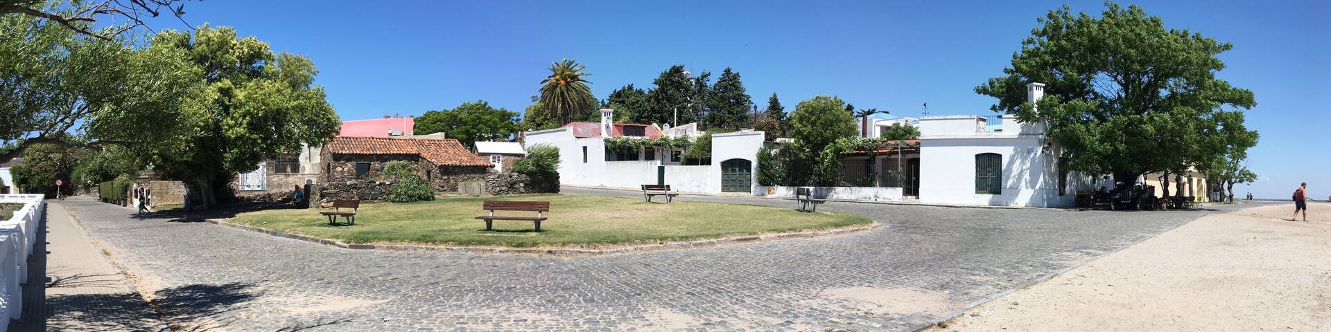 Park in Colonia del Sacramento, Uruguay