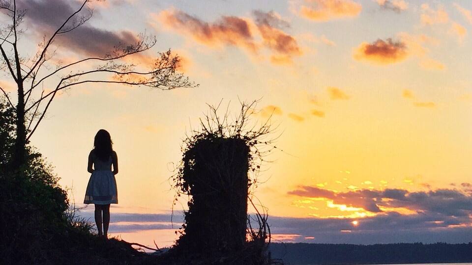 Silhouette. #goldenhour