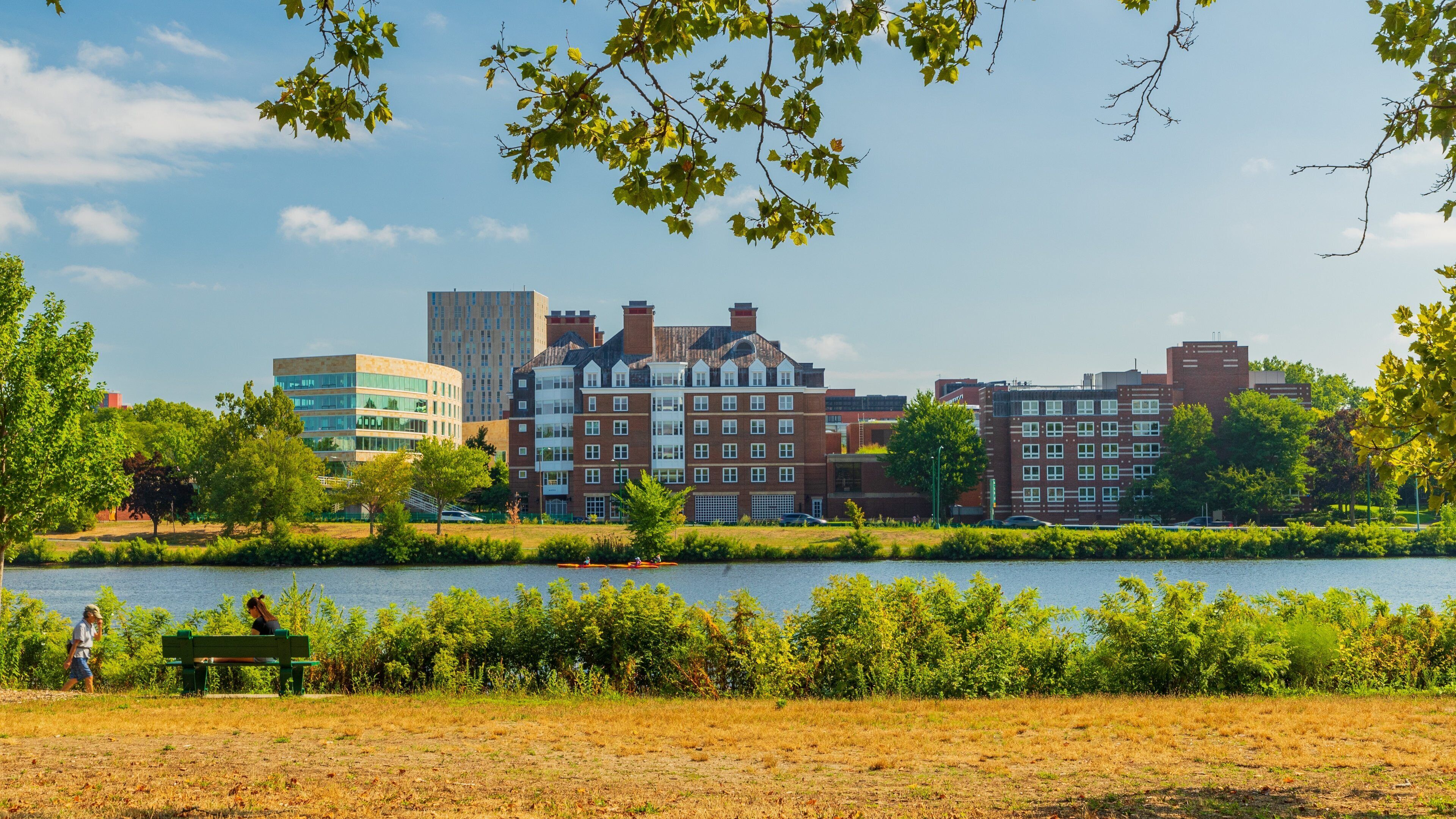 Cambridge featuring a river or creek