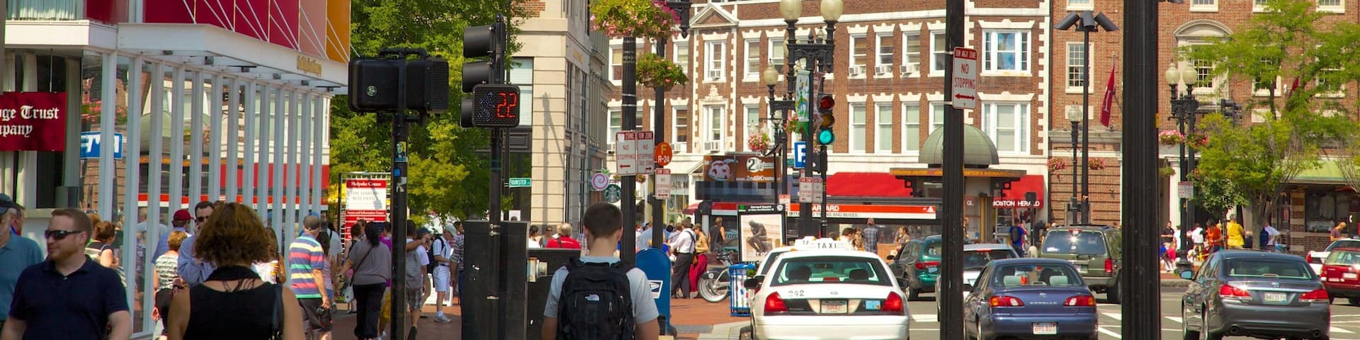 Cambridge montrant ville et scènes de rue