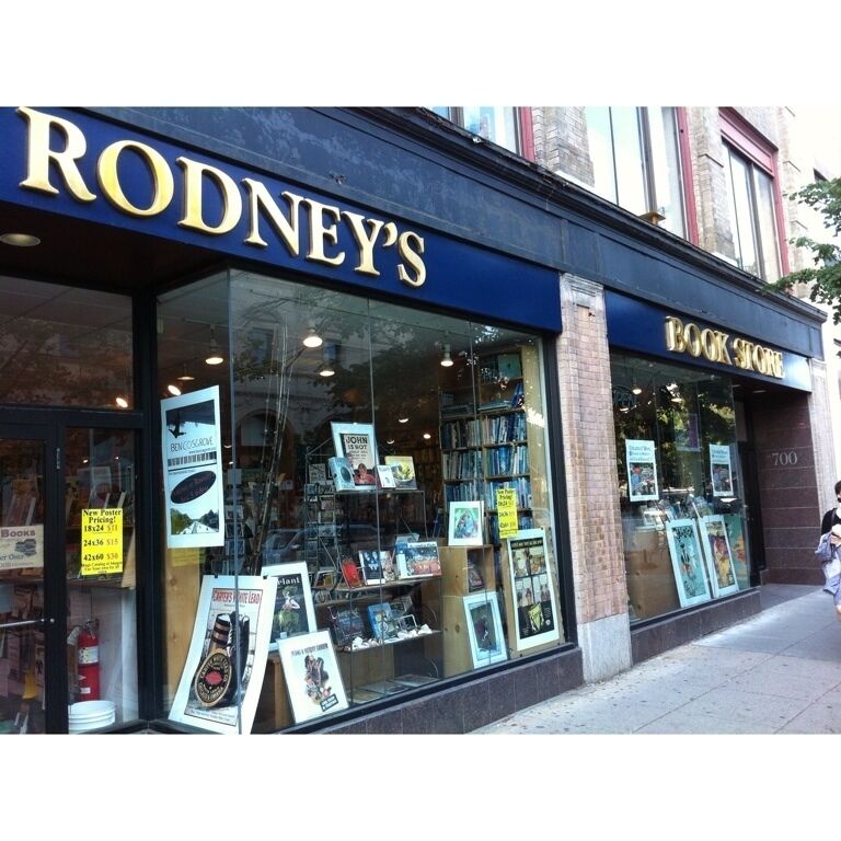 Awesome bookstore. They make posters for you while you wait! Your image or one of theirs. Books, art, antiques. Central Square. 