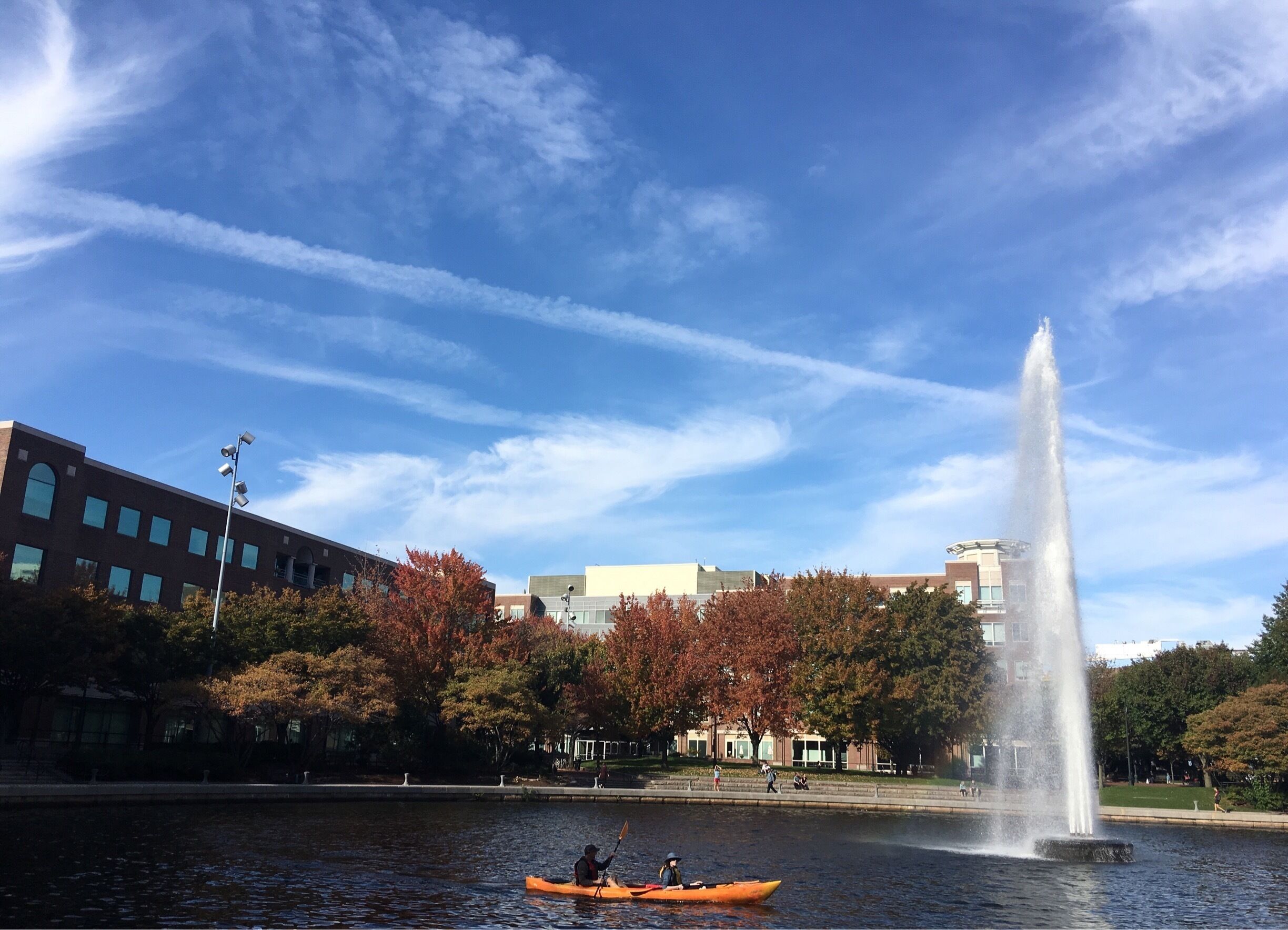 Relaxing walk in Cambridge