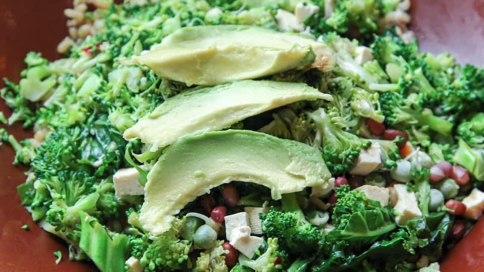 The Green Goddess is my go-to bowl at Life Alive in Cambridge. It has avocado, broccoli, kale, legumes, tofu and brown rice and is topped with a creamy ginger-flax-shouyu sauce. So good!