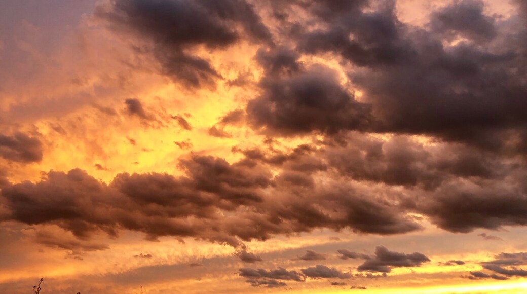 Beautiful sunset this evening.