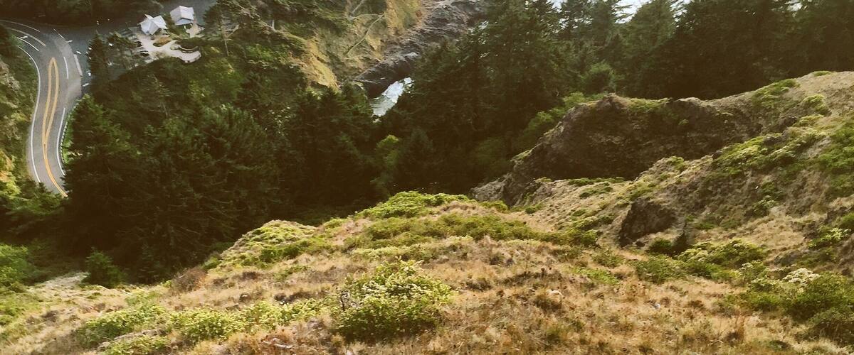 Hiked up Amanda's Trail to the top of the cape through the old Coast Indian Reservation. The trail has a very interesting history worth reading about.