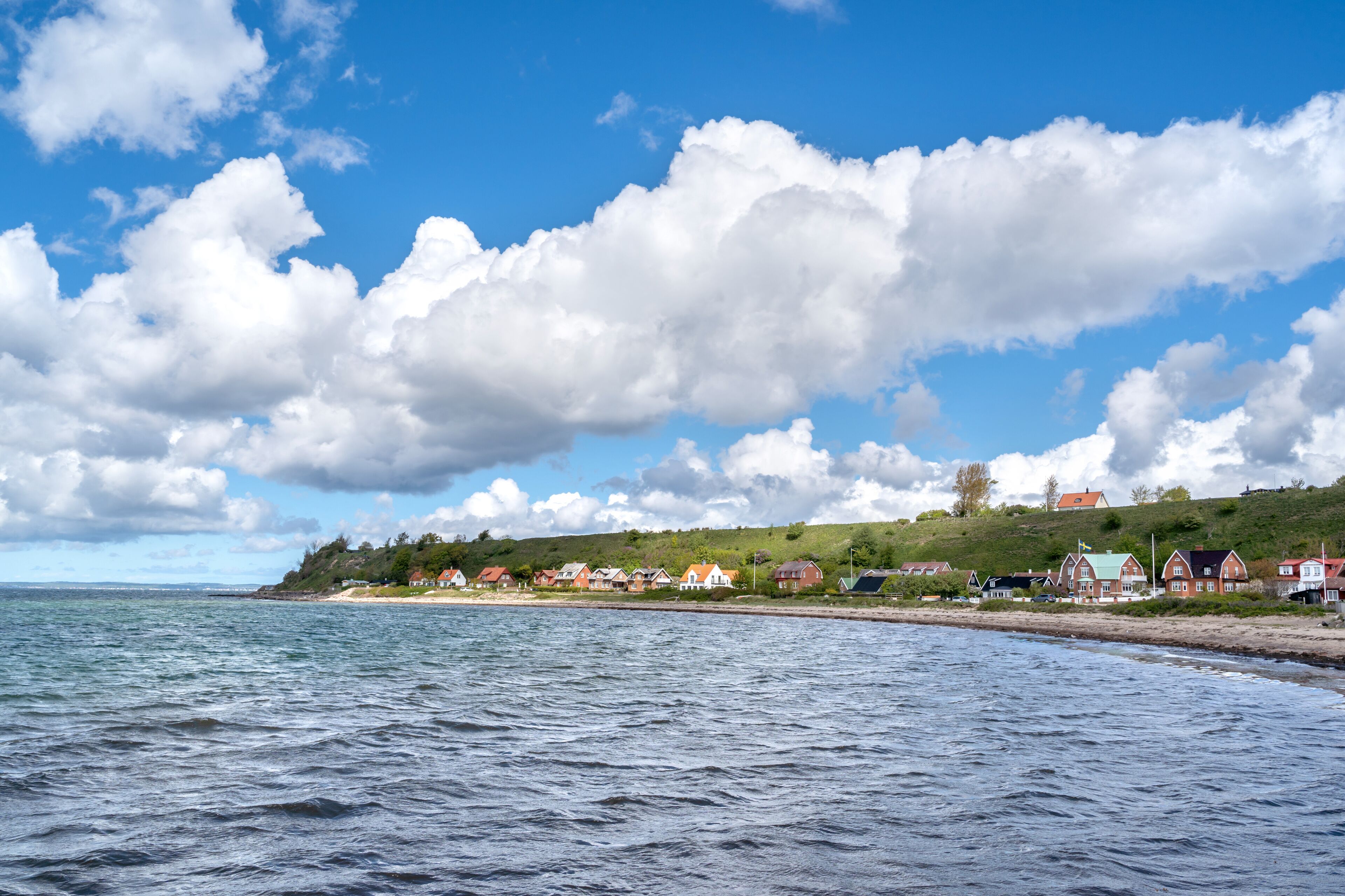 Ven island harbour between Denmark and Sweden