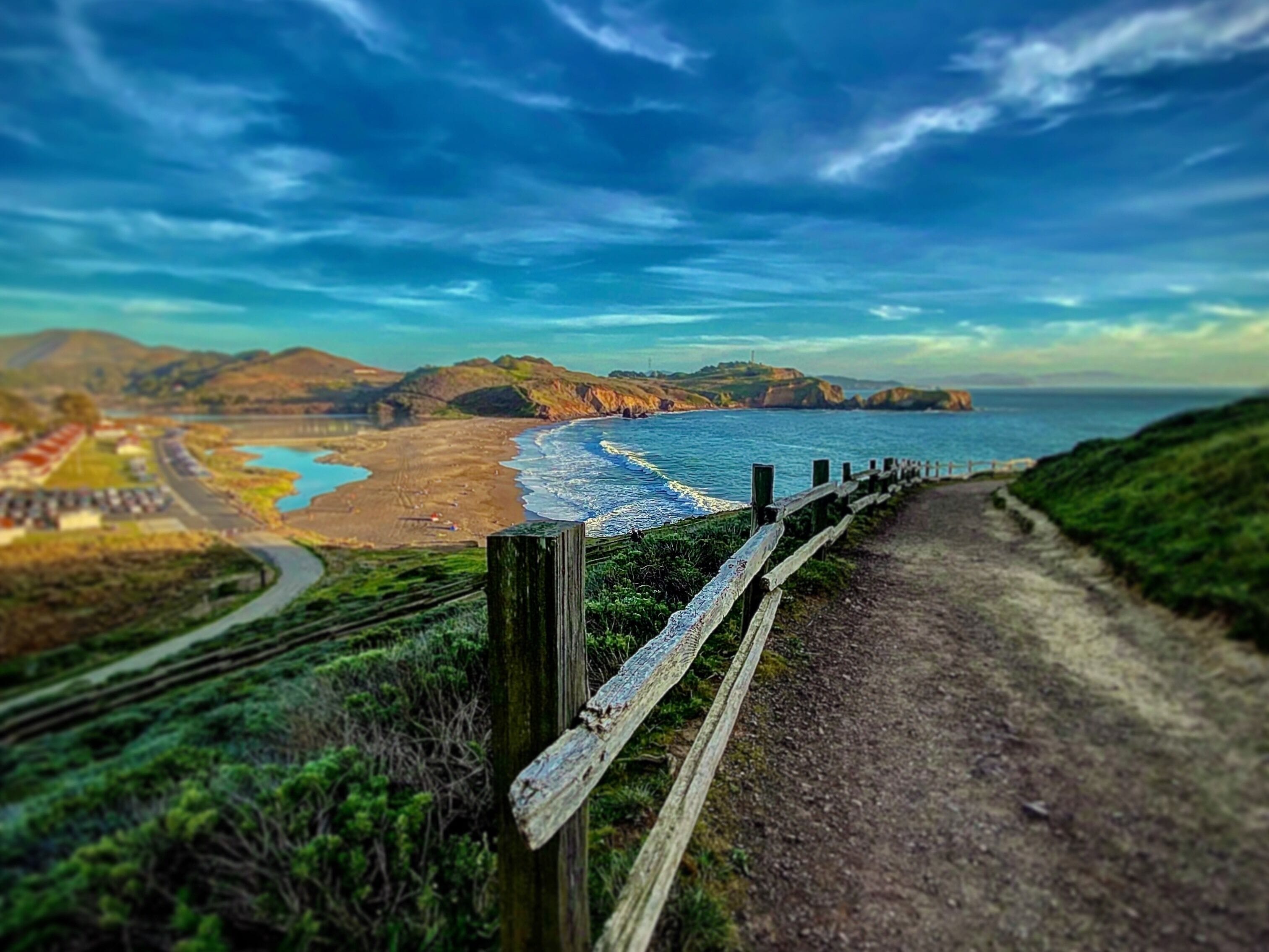 Afternoon hike by Rodeo Beach.