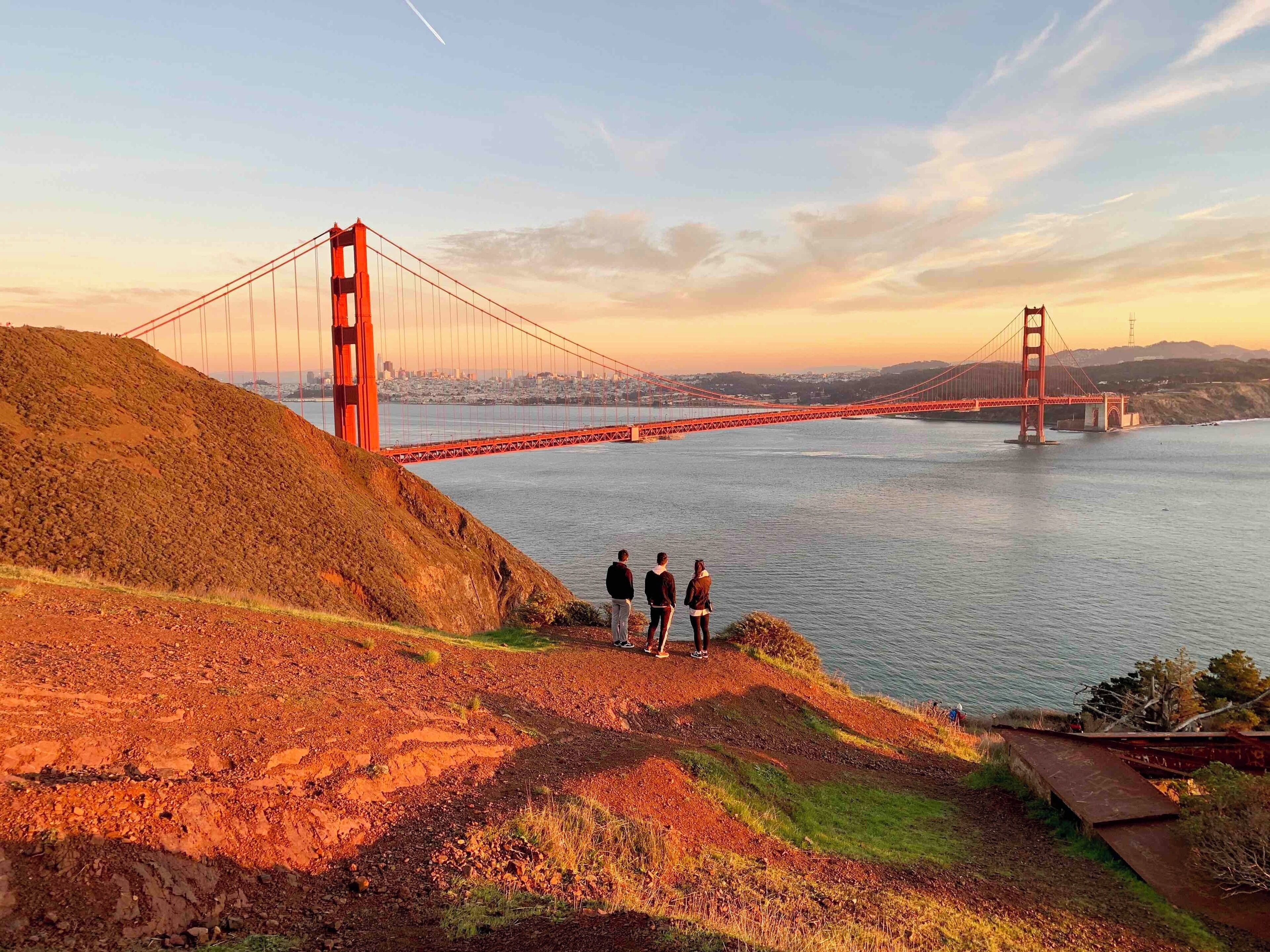 A beautiful sunset @31th December 31 2018. #GoldenGateBridge #sanftrancisco