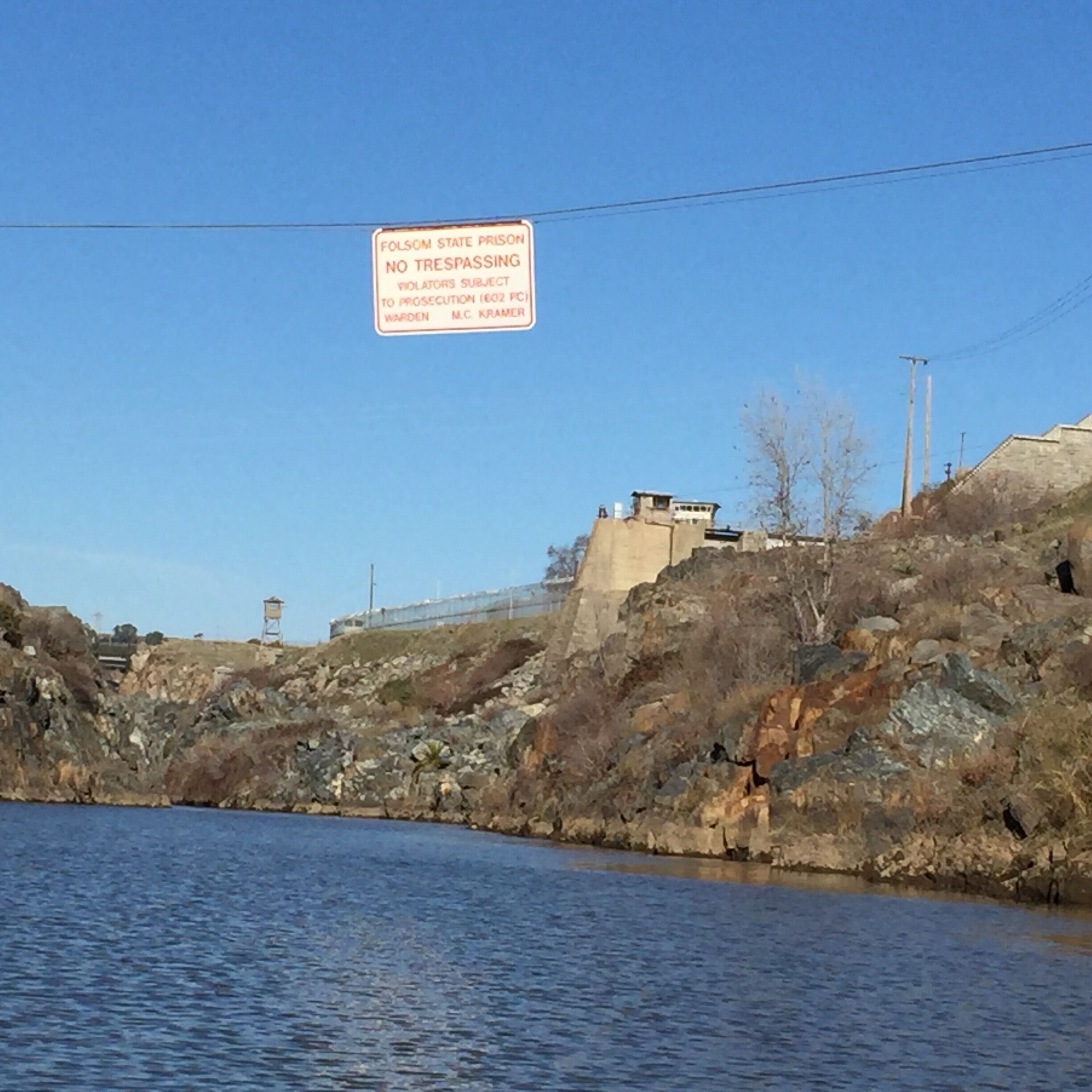 This as close as you can get, or as close as I want to get to Folsom State Prison, lol 