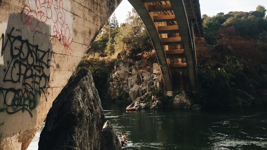 Cool swimming spot🌊 #folsom