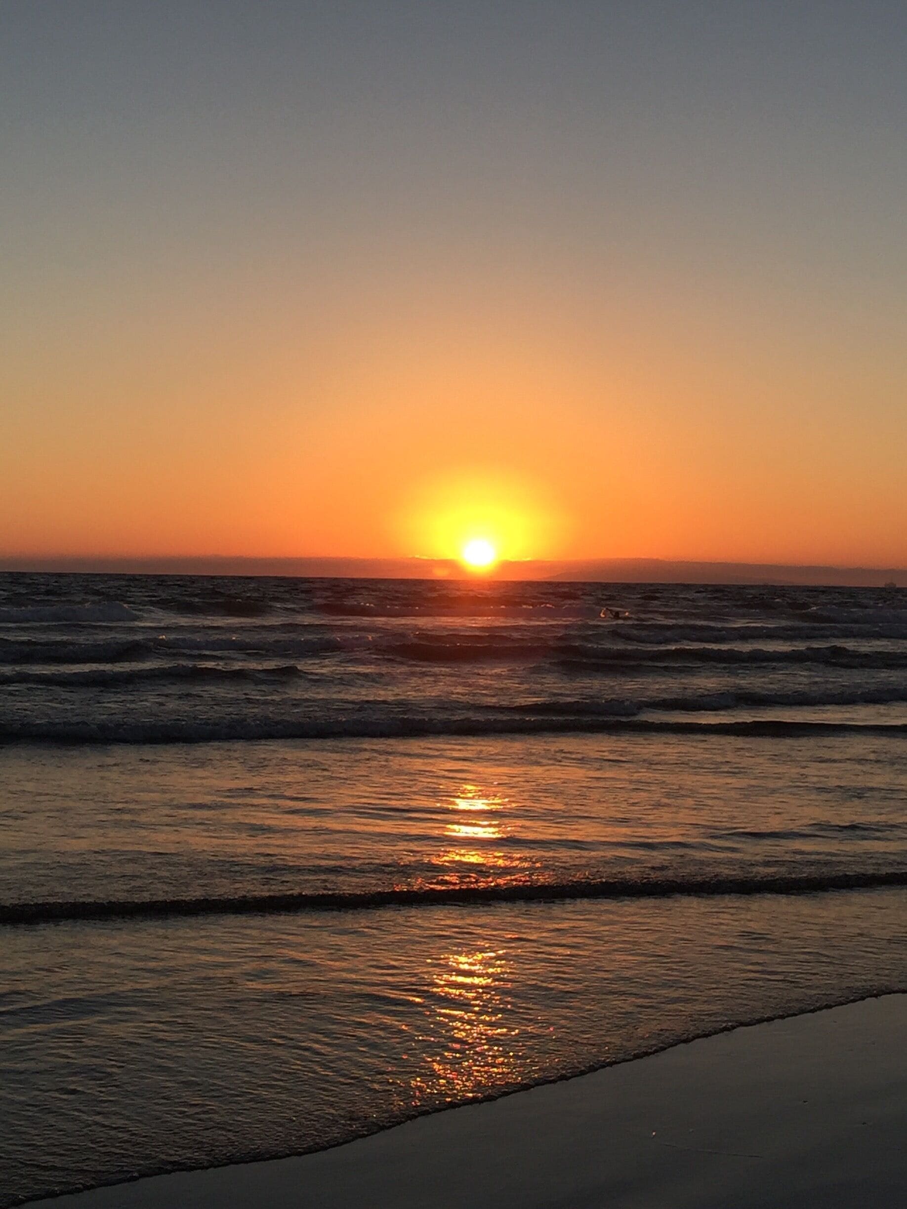 I love a pacific coast sunset. 