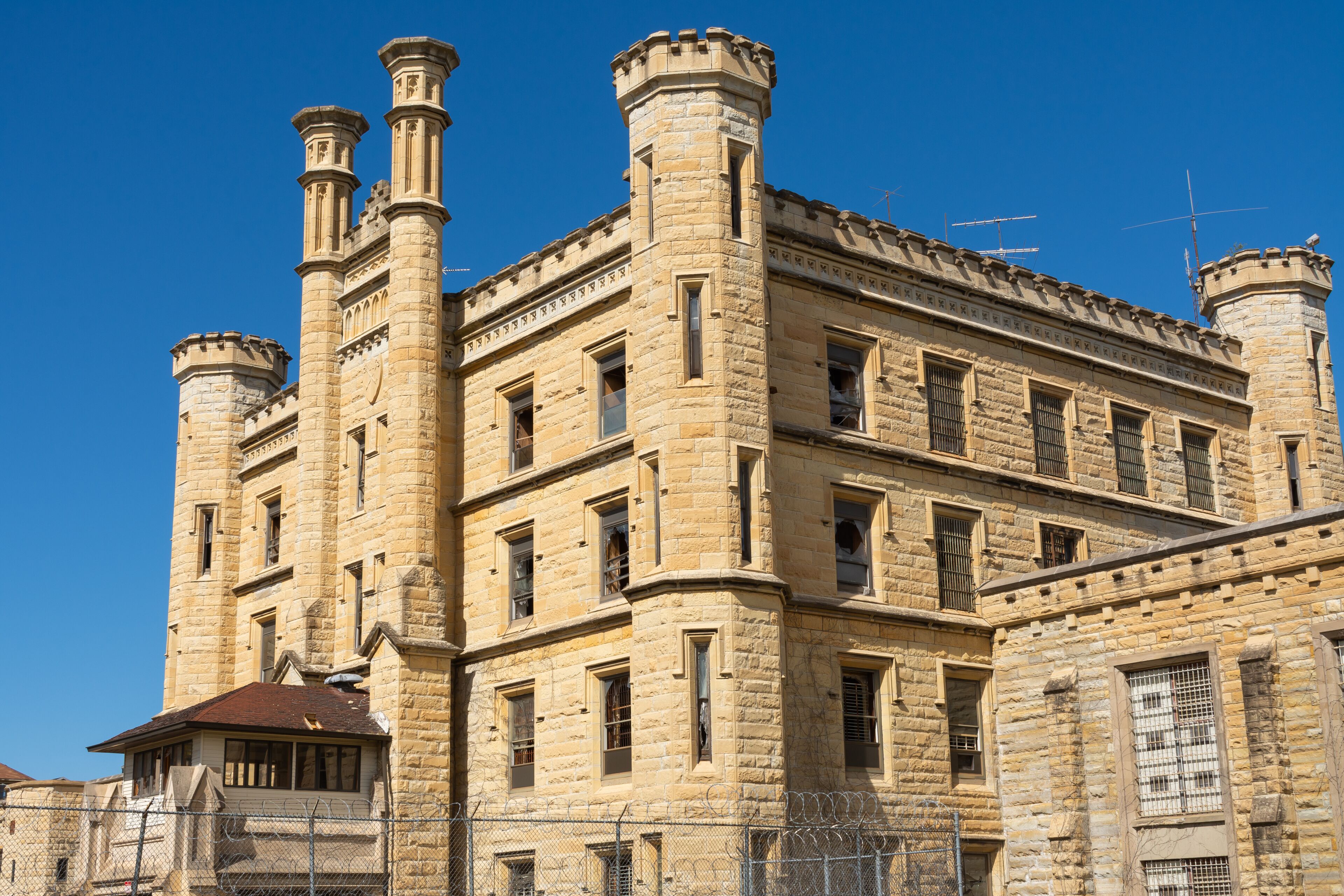 Old abandoned prison.