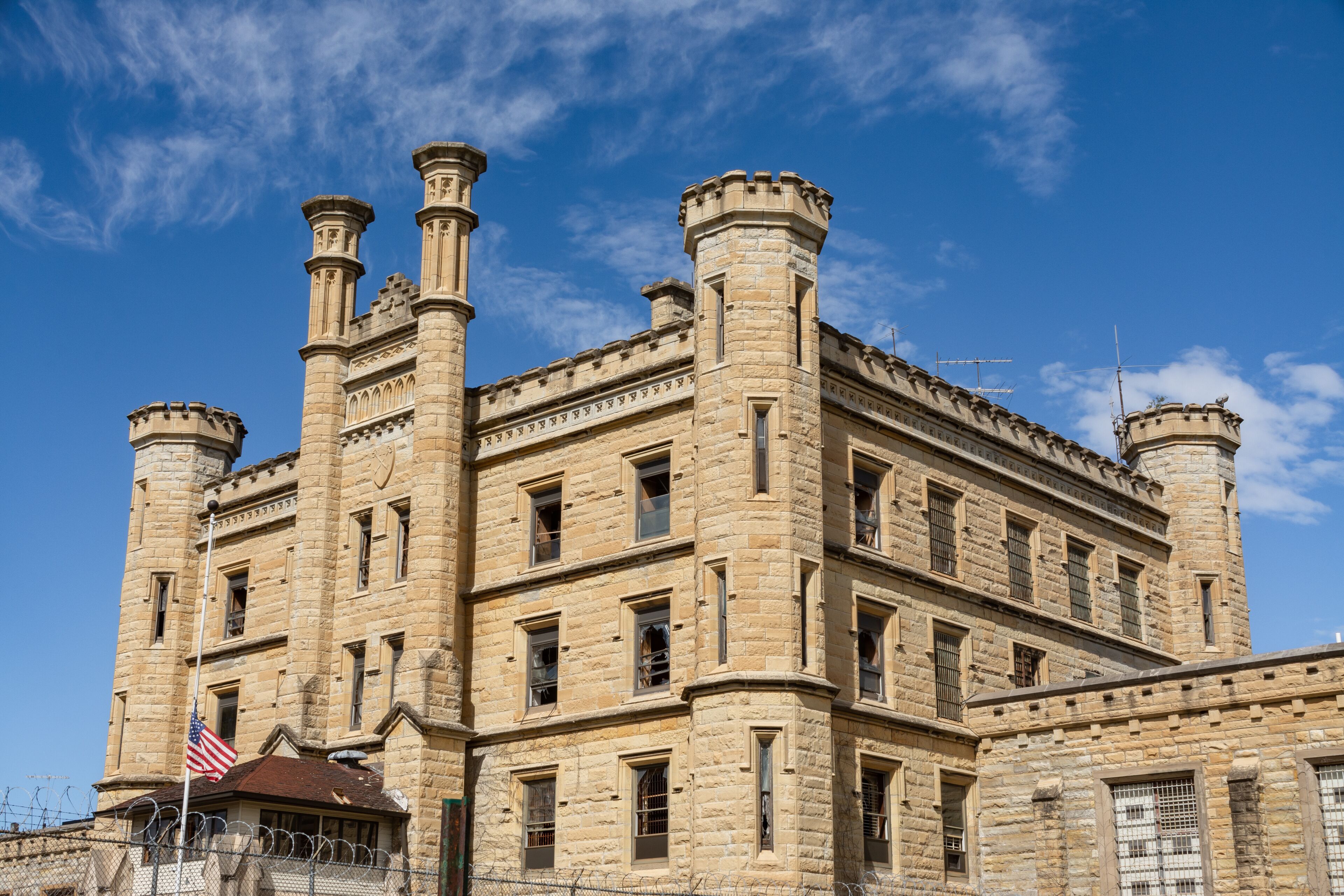 Old abandoned prison in Joliet, Illinois.
