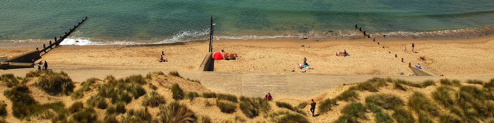 One of the best beaches
Great marina
Golden sand
Loads to see