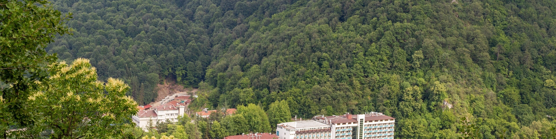 Oylat hot springs and thermal baths town. Bursa, Turkey