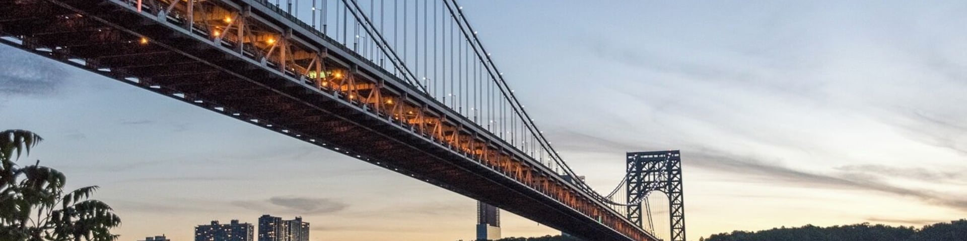 George Washington Bridge from Washington Heights at the water's edge. #BVStrove