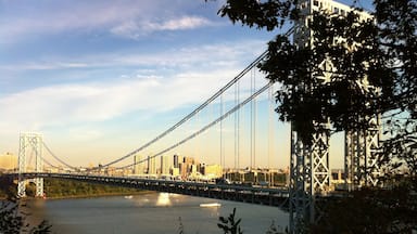 Looking over at New York.